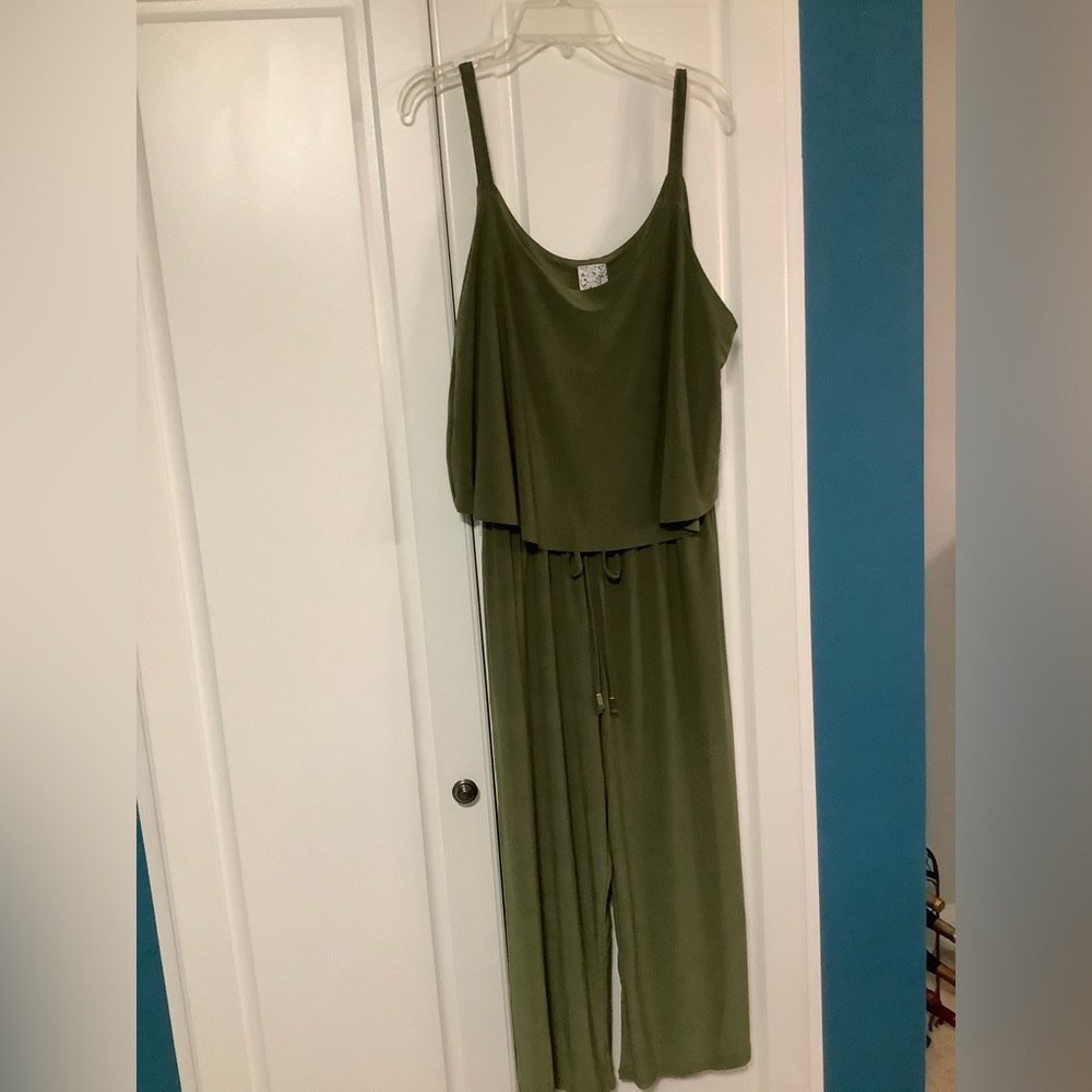 Olive green jumpsuit